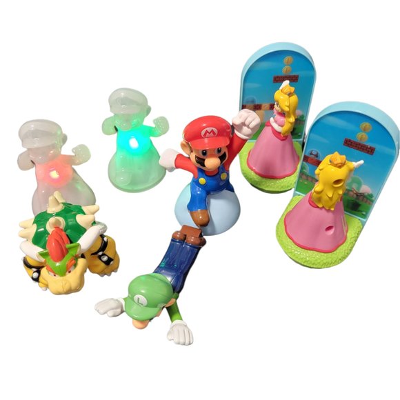 Super Mario Luigi Princess Browser 5-7 Years Mini Figure‎ Toys Set Of 7 - Picture 6 of 8